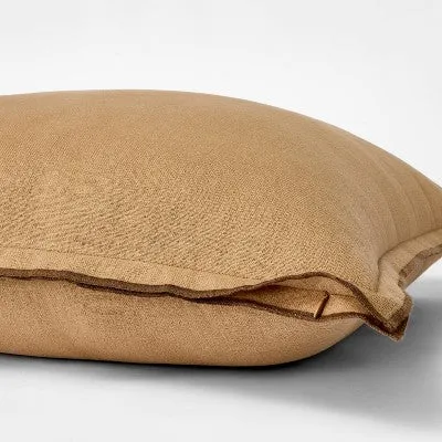 New - Oversized Linen Square Throw Pillow - Threshold designed with Studio McGee