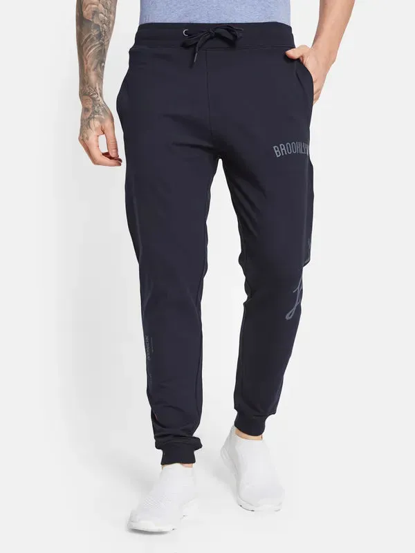 Octave Men Cotton Mid Rise Joggers