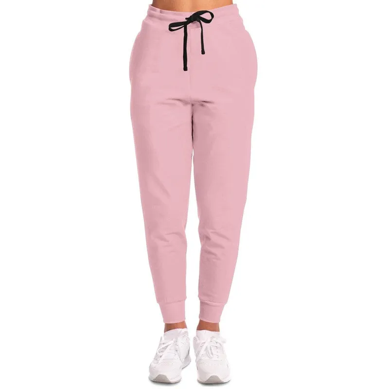 Pale Pastel Cool Pink Joggers | Unisex | with PLUS sizes | Bright Pale Pastel Cool Pink | C0M30Y8K0