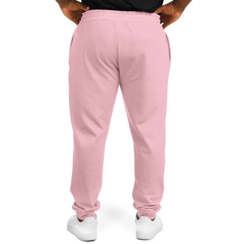 Pale Pastel Cool Pink Joggers | Unisex | with PLUS sizes | Bright Pale Pastel Cool Pink | C0M30Y8K0