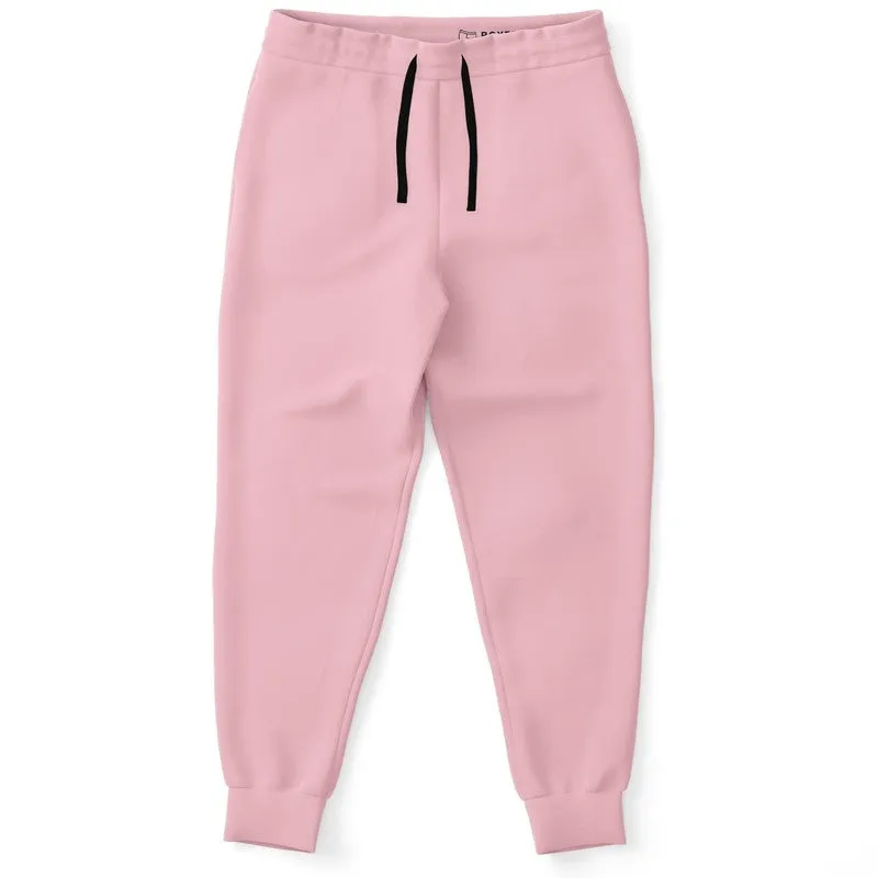 Pale Pastel Cool Pink Joggers | Unisex | with PLUS sizes | Bright Pale Pastel Cool Pink | C0M30Y8K0