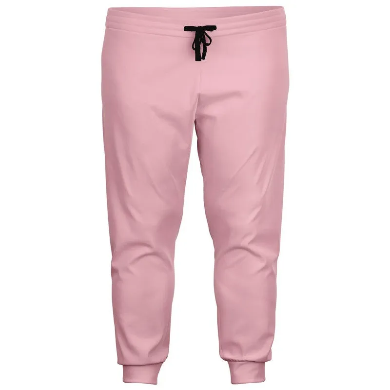 Pale Pastel Cool Pink Joggers | Unisex | with PLUS sizes | Bright Pale Pastel Cool Pink | C0M30Y8K0