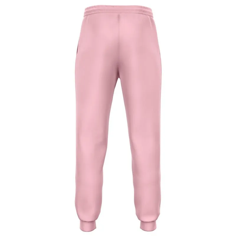 Pale Pastel Cool Pink Joggers | Unisex | with PLUS sizes | Bright Pale Pastel Cool Pink | C0M30Y8K0