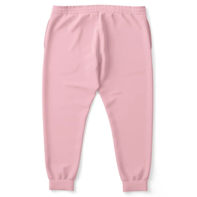 Pale Pastel Cool Pink Joggers | Unisex | with PLUS sizes | Bright Pale Pastel Cool Pink | C0M30Y8K0