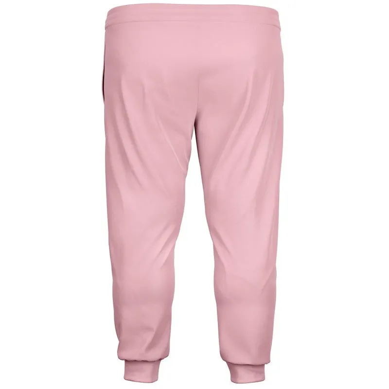 Pale Pastel Cool Pink Joggers | Unisex | with PLUS sizes | Bright Pale Pastel Cool Pink | C0M30Y8K0