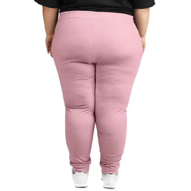 Pale Pastel Cool Pink Joggers | Unisex | with PLUS sizes | Bright Pale Pastel Cool Pink | C0M30Y8K0