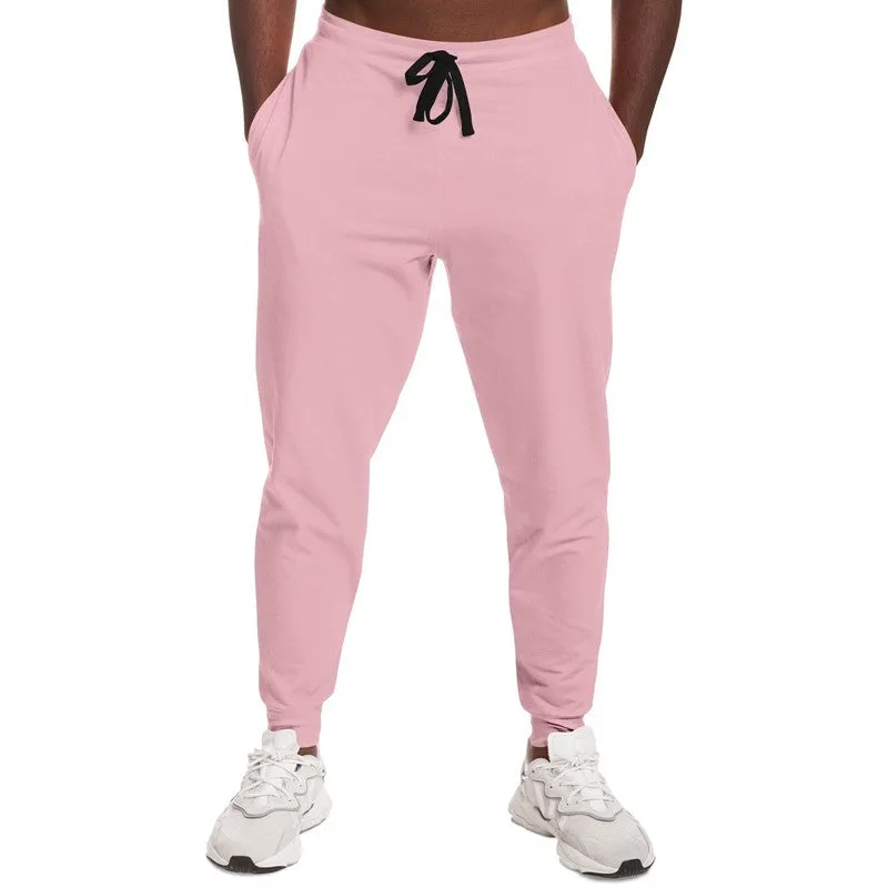 Pale Pastel Cool Pink Joggers | Unisex | with PLUS sizes | Bright Pale Pastel Cool Pink | C0M30Y8K0