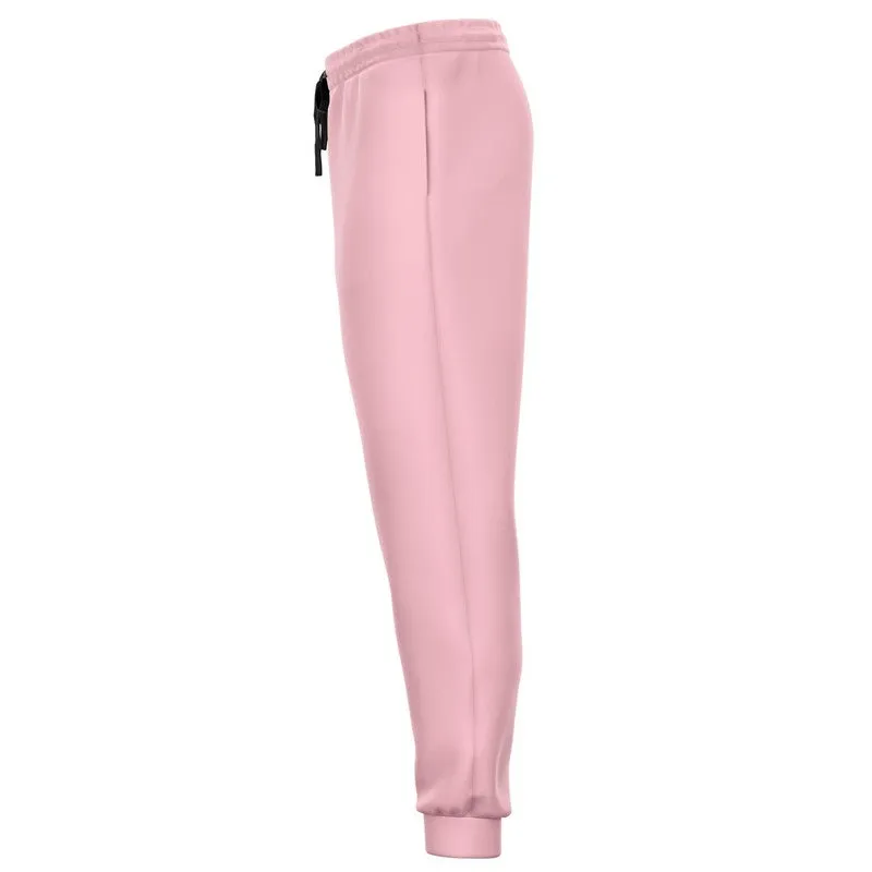 Pale Pastel Cool Pink Joggers | Unisex | with PLUS sizes | Bright Pale Pastel Cool Pink | C0M30Y8K0