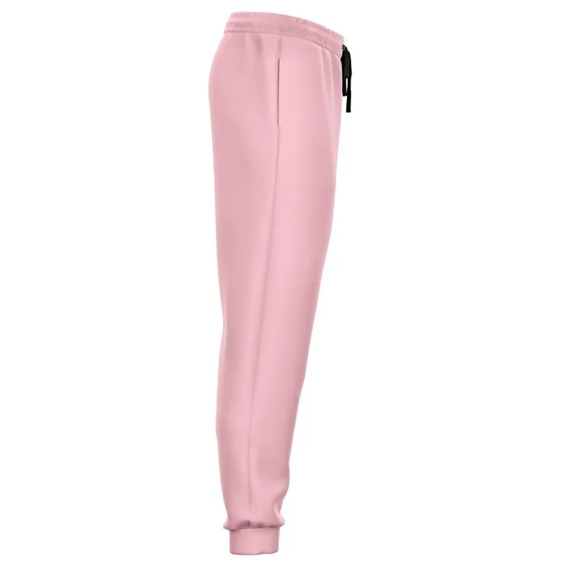 Pale Pastel Cool Pink Joggers | Unisex | with PLUS sizes | Bright Pale Pastel Cool Pink | C0M30Y8K0