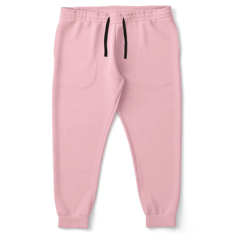 Pale Pastel Cool Pink Joggers | Unisex | with PLUS sizes | Bright Pale Pastel Cool Pink | C0M30Y8K0