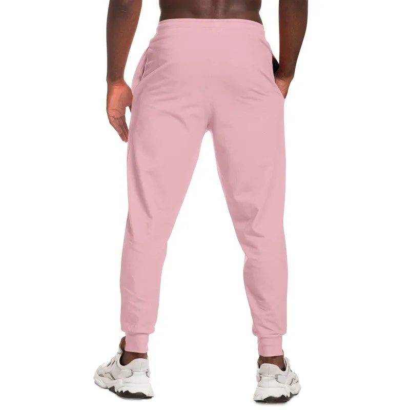 Pale Pastel Cool Pink Joggers | Unisex | with PLUS sizes | Bright Pale Pastel Cool Pink | C0M30Y8K0