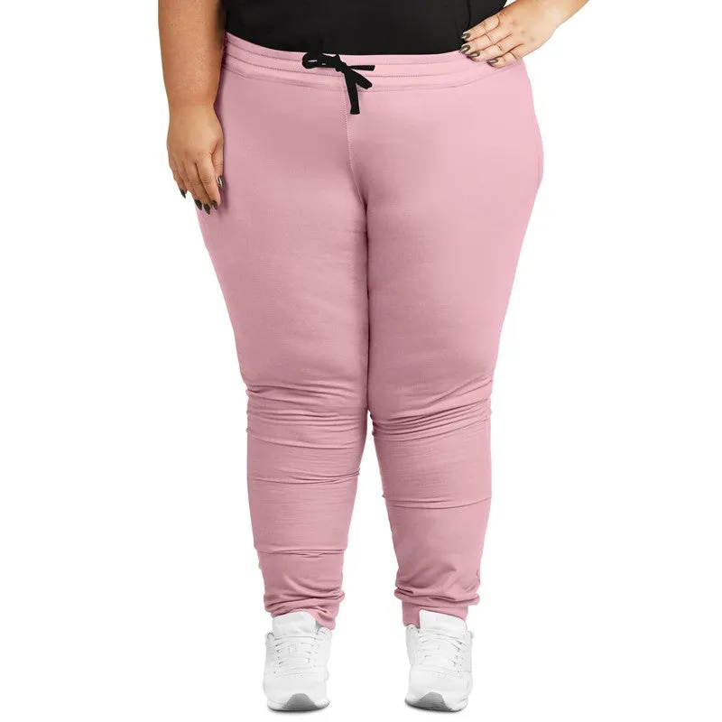 Pale Pastel Cool Pink Joggers | Unisex | with PLUS sizes | Bright Pale Pastel Cool Pink | C0M30Y8K0