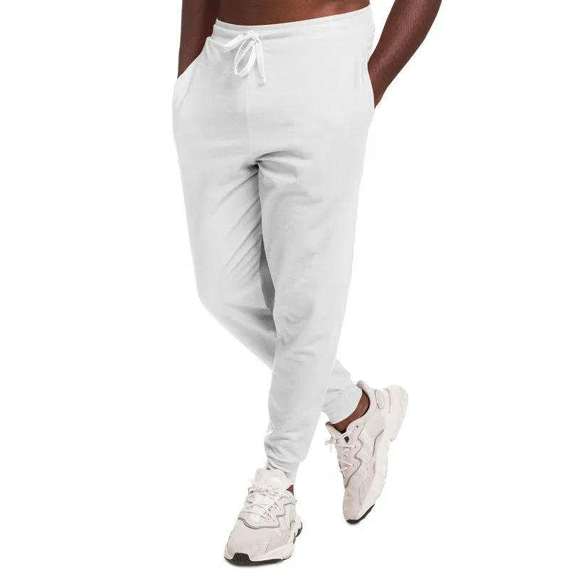 Pale White Joggers | Unisex | with PLUS sizes | White | C0M0Y0K0