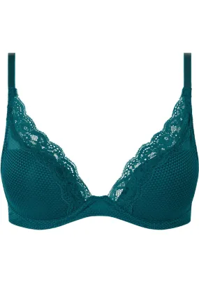 Passionata Brooklyn Plunge T-Shirt Bra, East Green (5701)