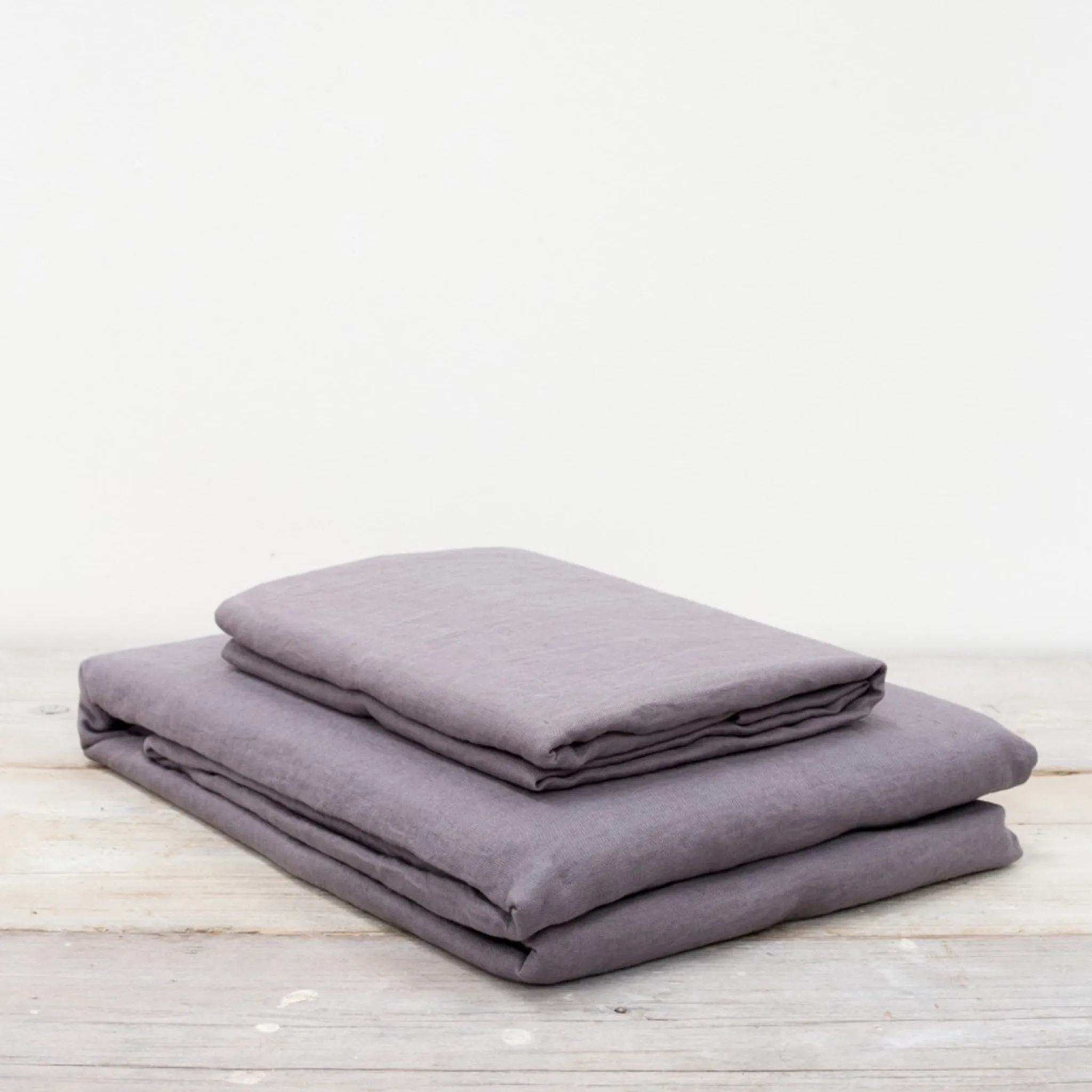 Pewter Grey Portuguese Linen Duvet Cover