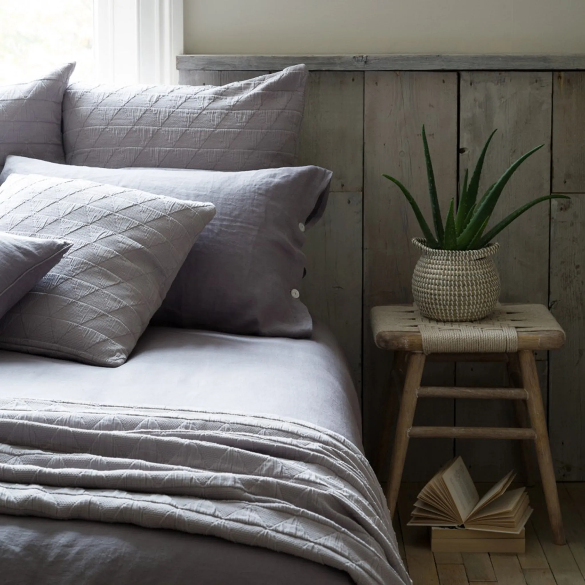 Pewter Grey Portuguese Linen Duvet Cover