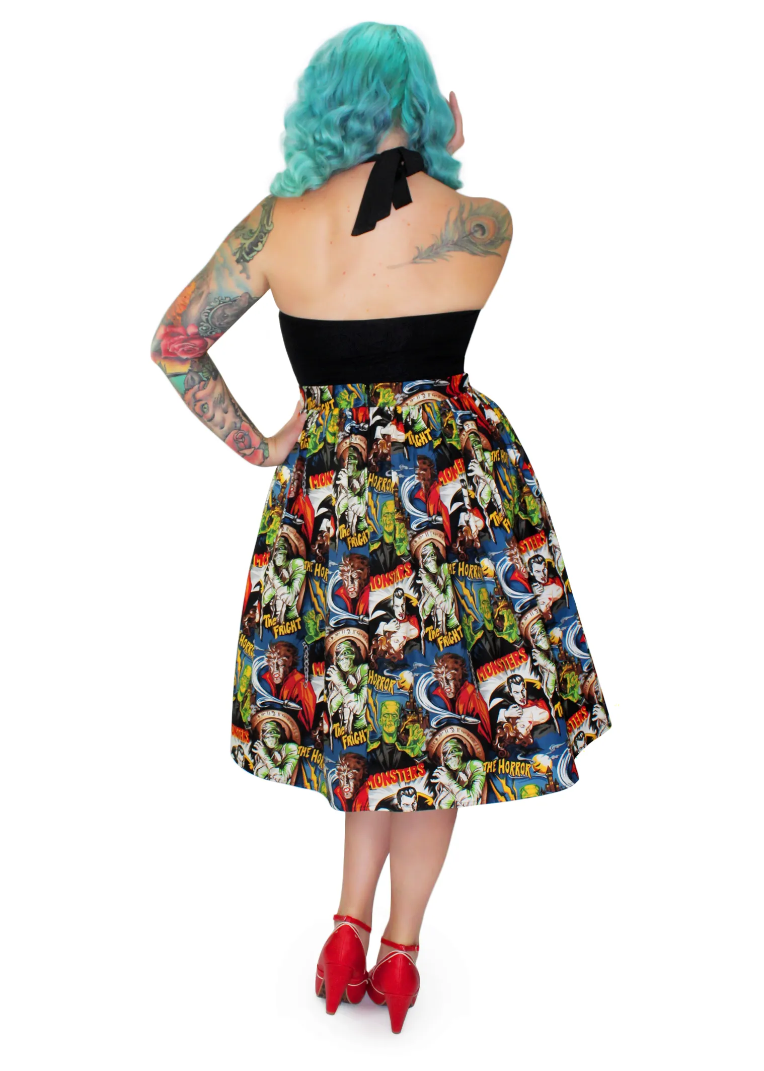 Pleated Circle Skirt - Hollywood Monster #HPCSM