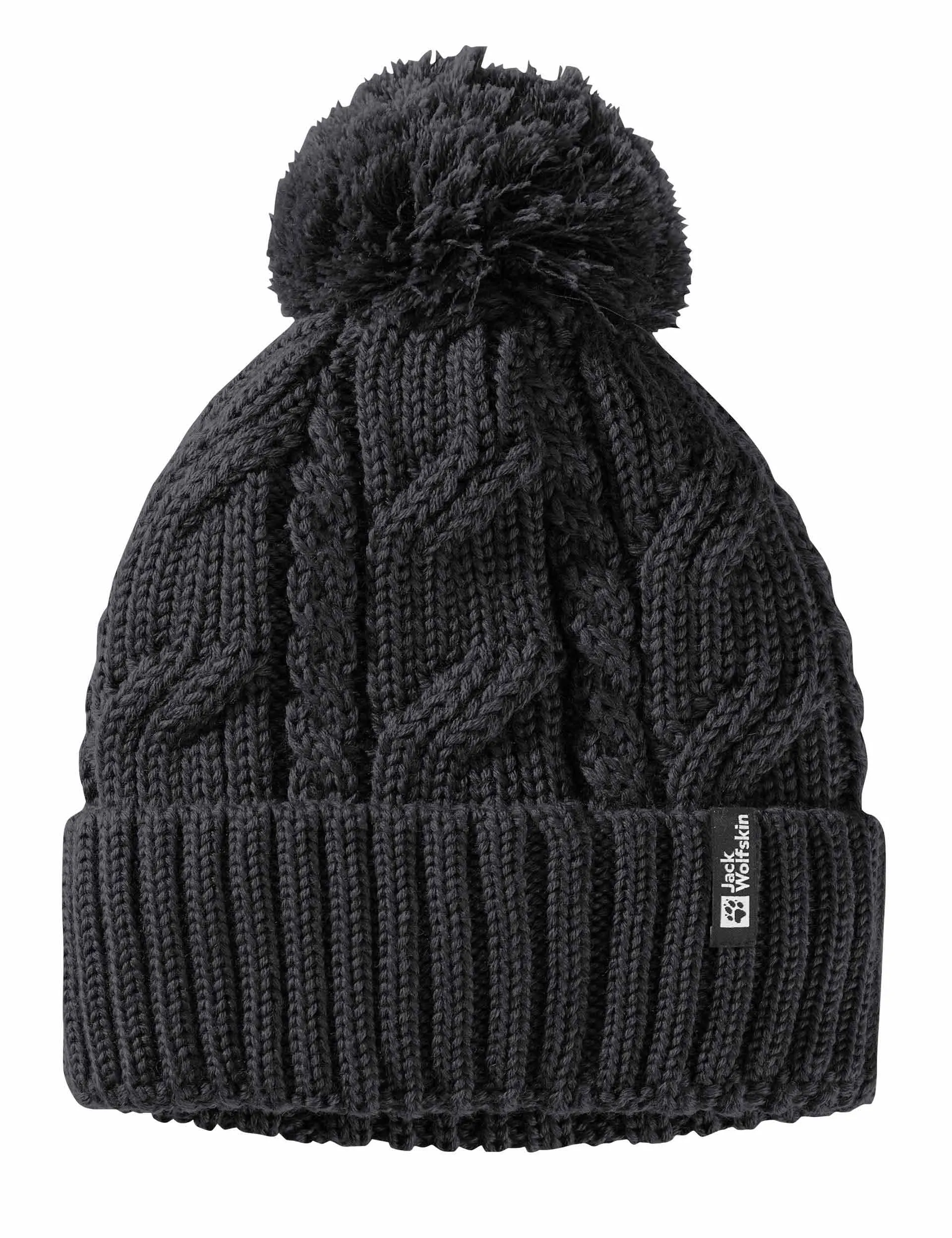 Pompom Beanie - Black