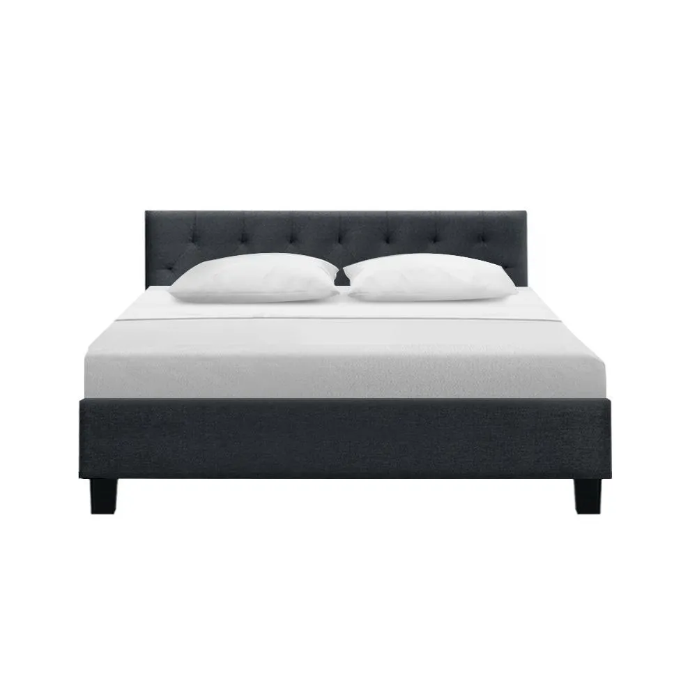 Preston Double Bed Frame Charcoal