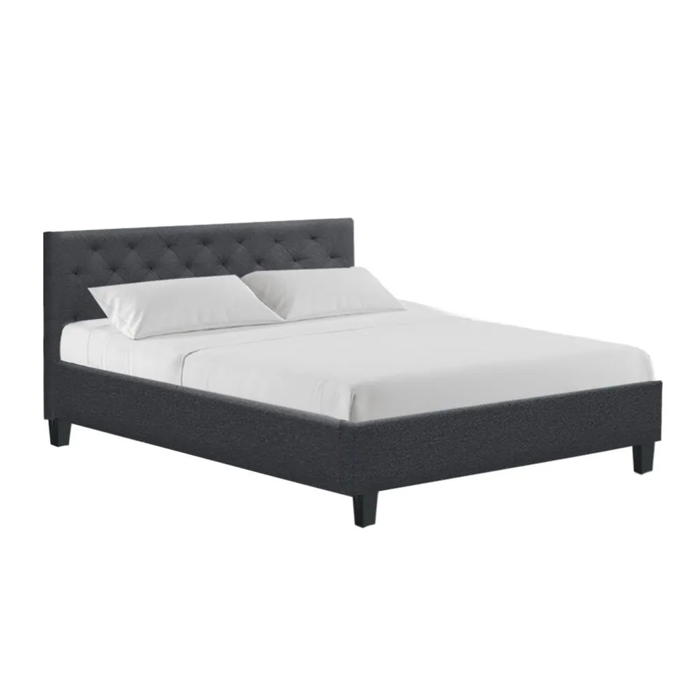 Preston Queen Bed Frame Charcoal