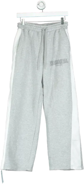 PrettyLittleThing Grey Montreal Canada Joggers UK M