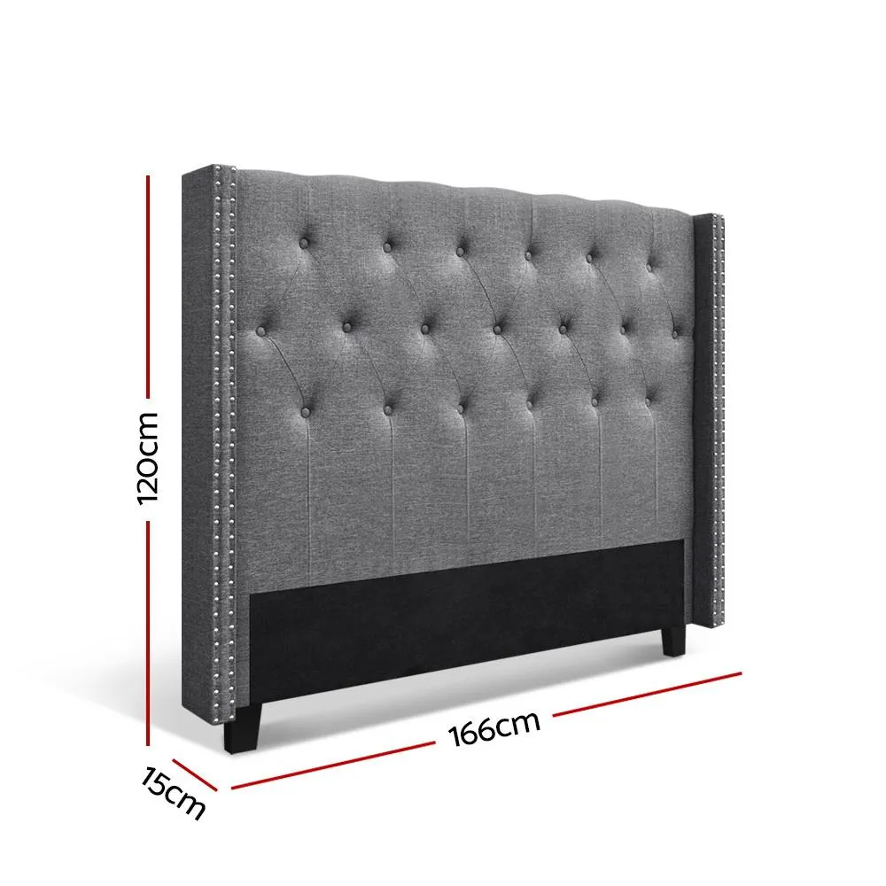 Queen Size | Luca Bed Headboard (Grey)