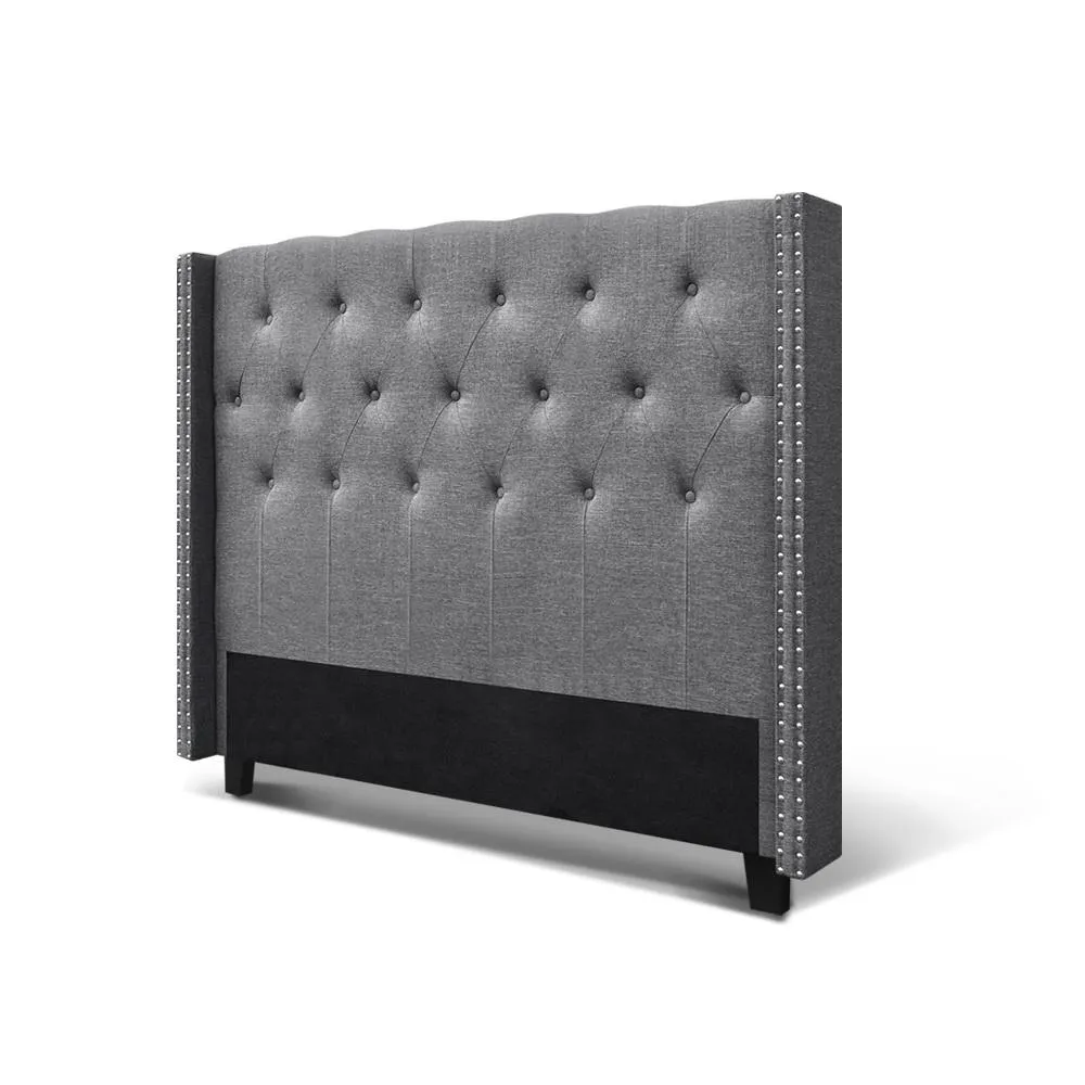 Queen Size | Luca Bed Headboard (Grey)