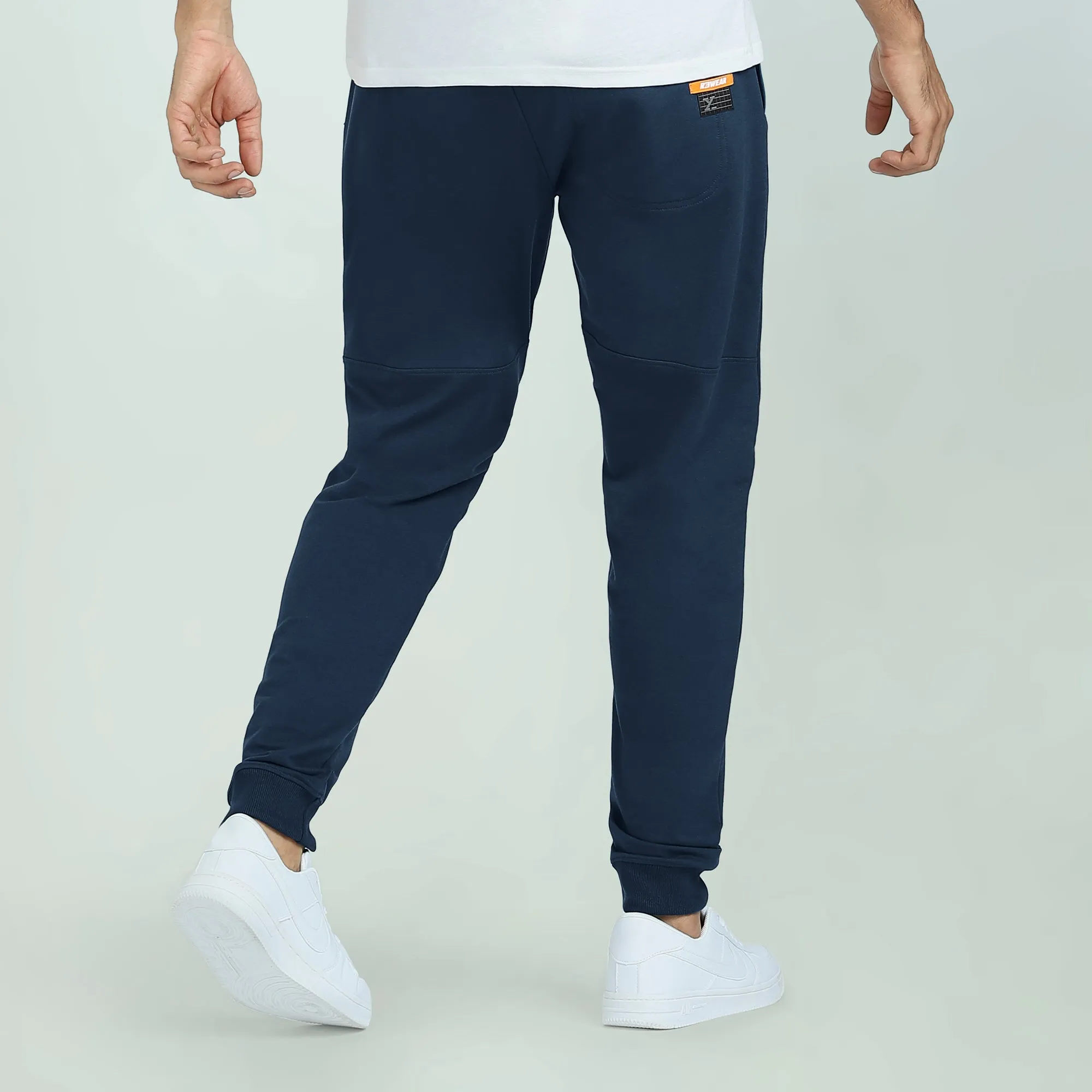 Quest French Terry Cotton-Blend Joggers Atlas Blue