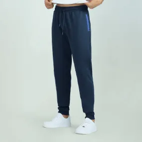 Quest French Terry Cotton-Blend Joggers Atlas Blue