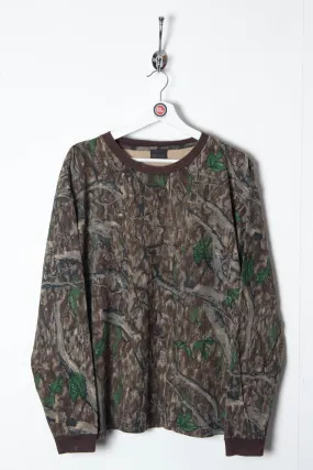 Realtree Camo Longsleeve Pocket T-Shirt (L)