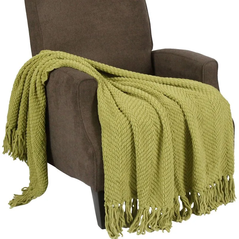 Resoland Polyester Knitted/Woven Tweed Throw