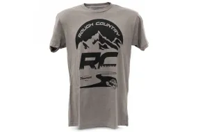 Rough Country T-Shirt - RC Mountains - Warm Gray - LG