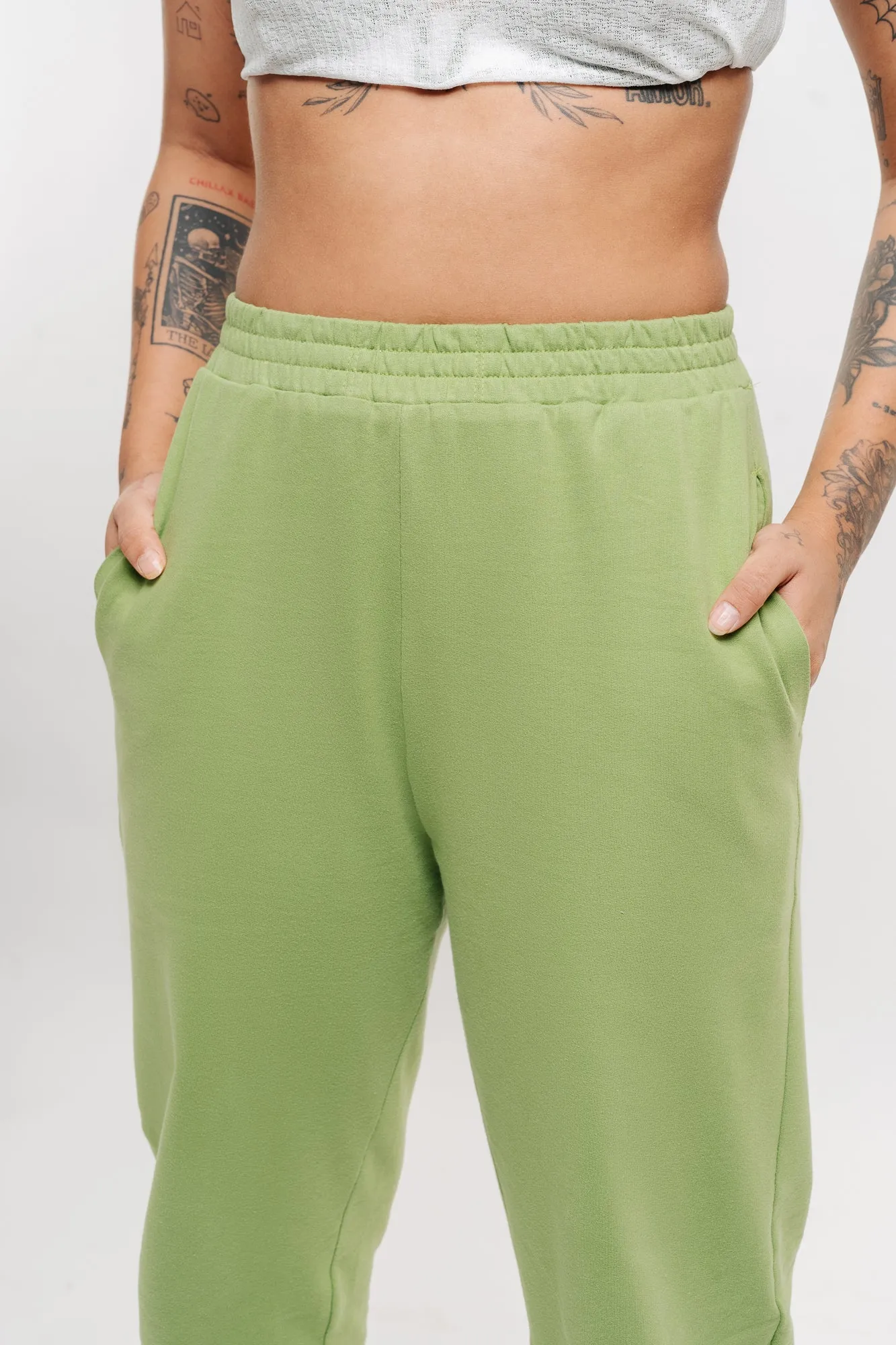 Sage Cotton Joggers