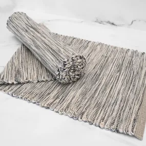 Salt & Pepper Handwoven Table Runner