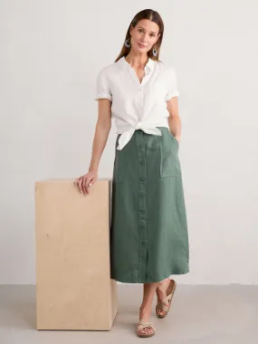 Seasalt Rosewell Farm Skirt II - Dark Balsam