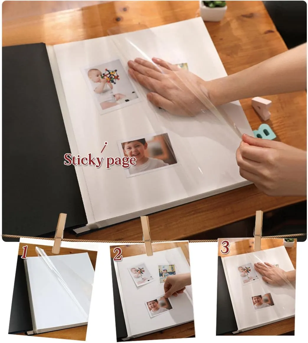 Self Adhesive Linen Photo Album - 80Pages