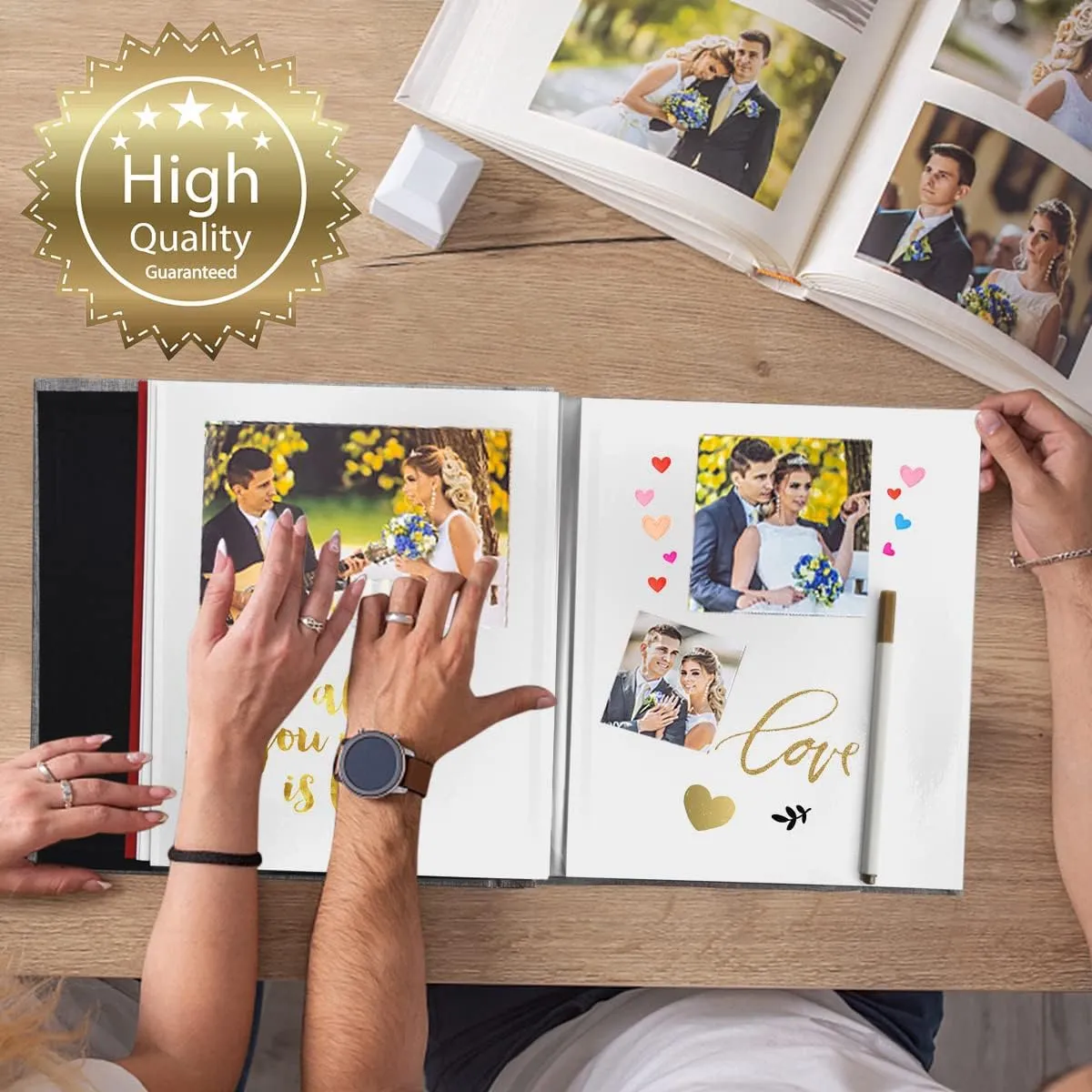 Self Adhesive Linen Photo Album - 80Pages