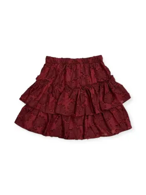 Skirt Midi By Skies Are Blue In Red, Size: M