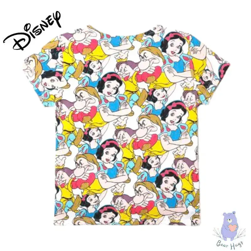 Snow White Print Round-Neck T-shirt