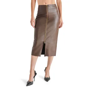 Steve Madden Hayes Faux Leather Midi Skirt