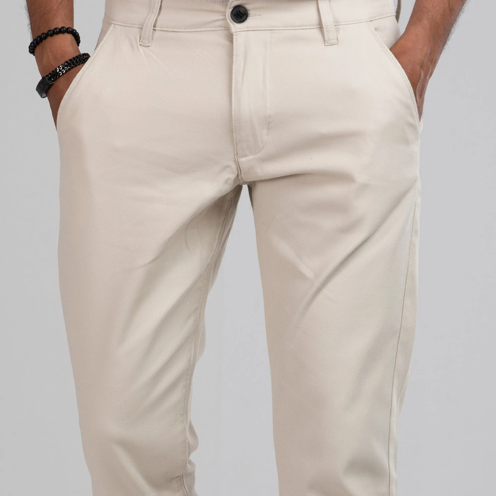 Stretchable Chino Pant - Cream