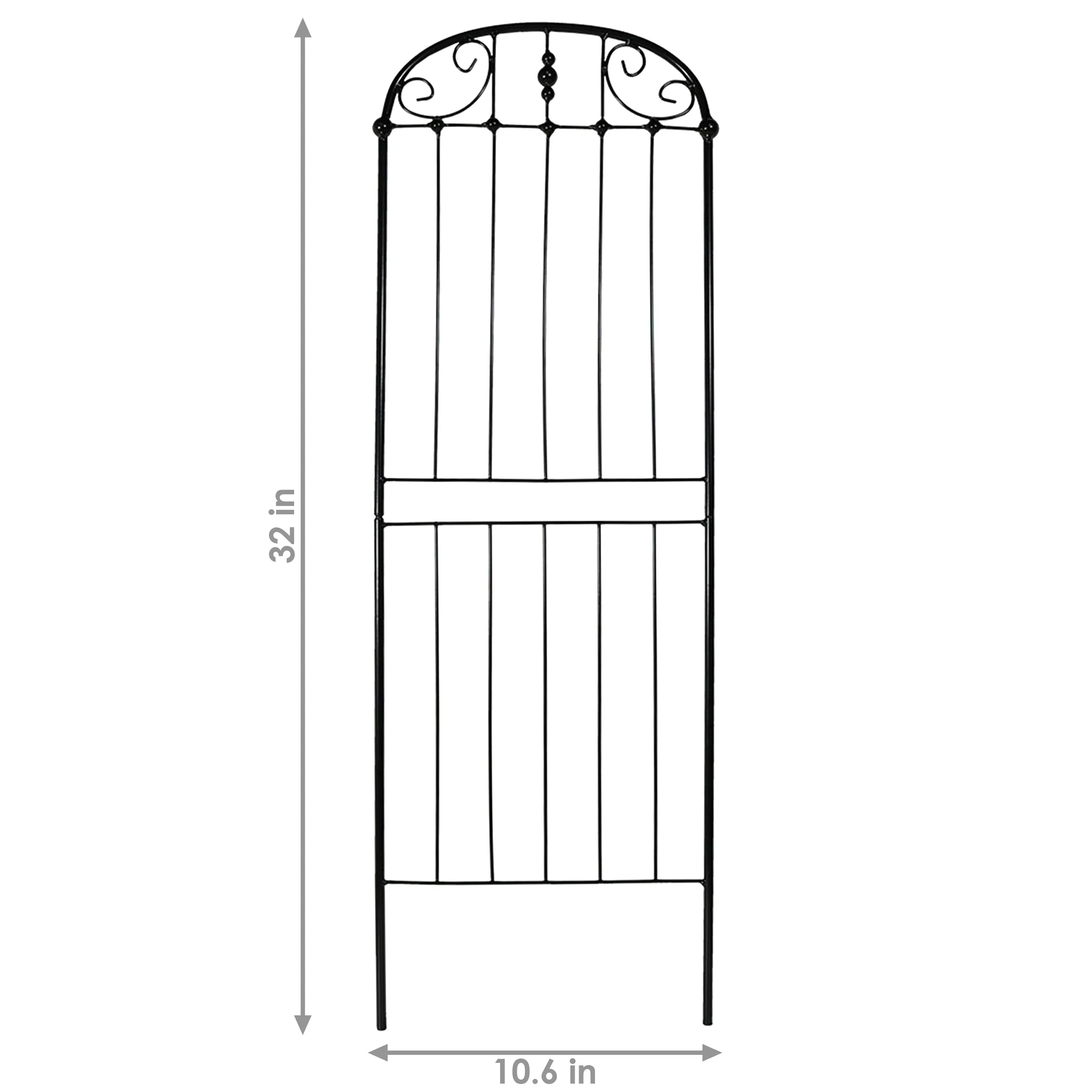 Sunnydaze 32" Traditional Garden Trellis for Plants - Set of 2