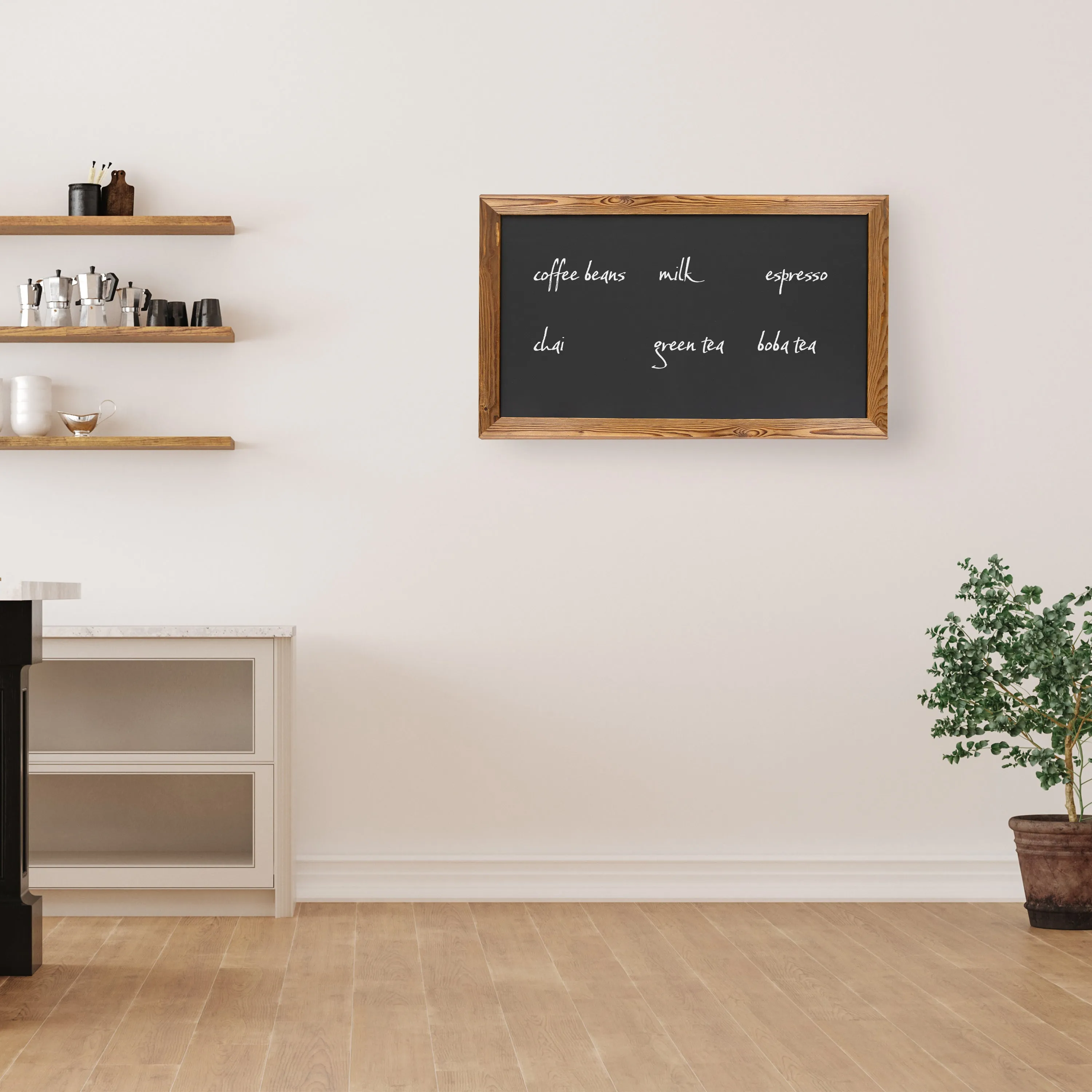 Sunnydaze 36" x 24" Magnetic Chalkboard for Wall