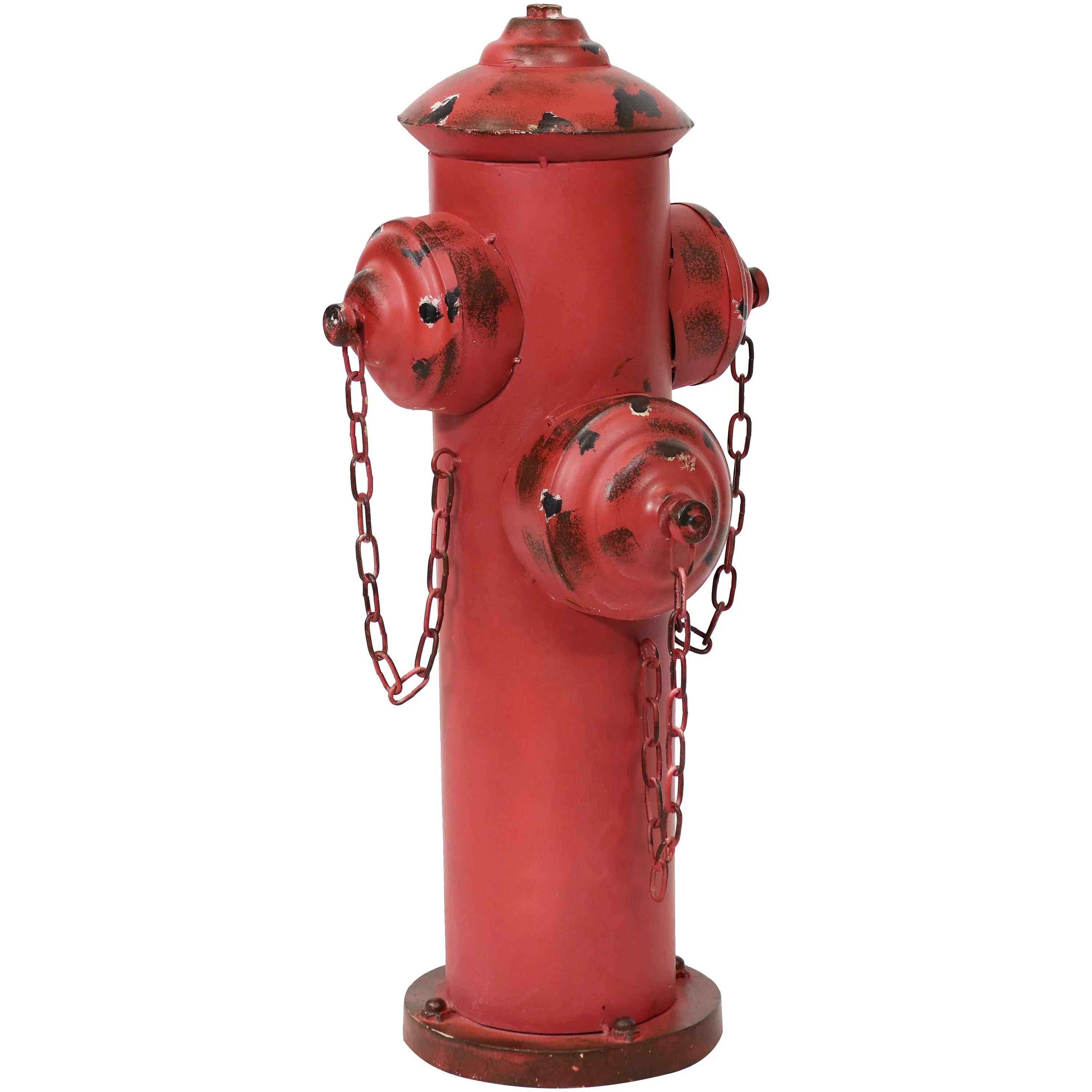 Sunnydaze Fire Hydrant Dog Pee Post Metal Garden Statue