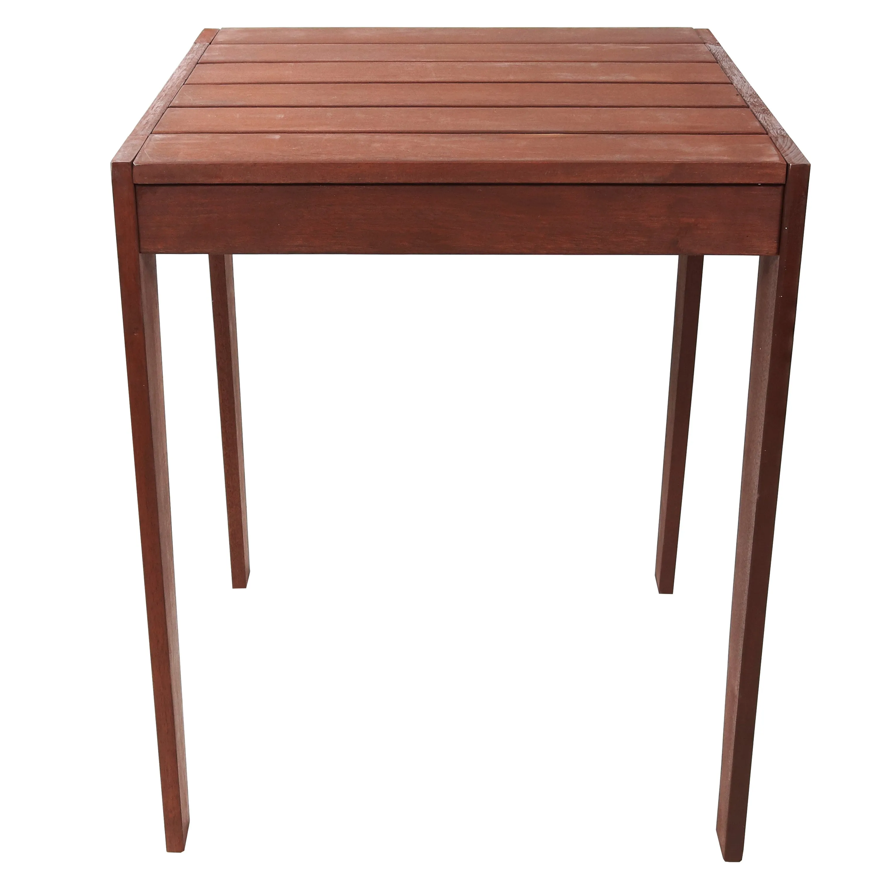 Sunnydaze Meranti Wood with Mahogany Teak Oil Finish Outdoor Table