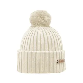 Superyellow Kide Off-White Merino Wool Beanie (Unisex)