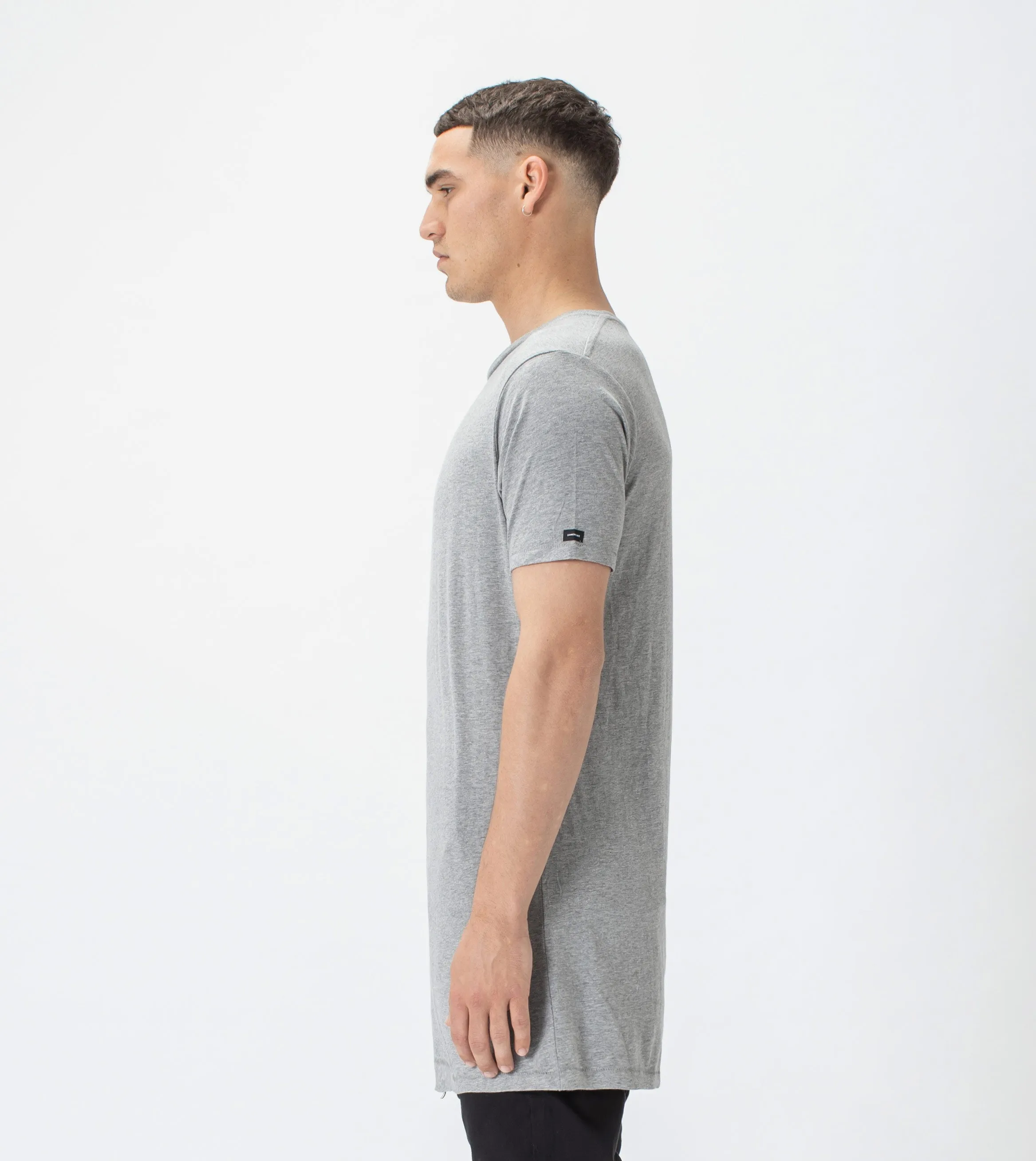 Tall Tee Dk Grey Marle