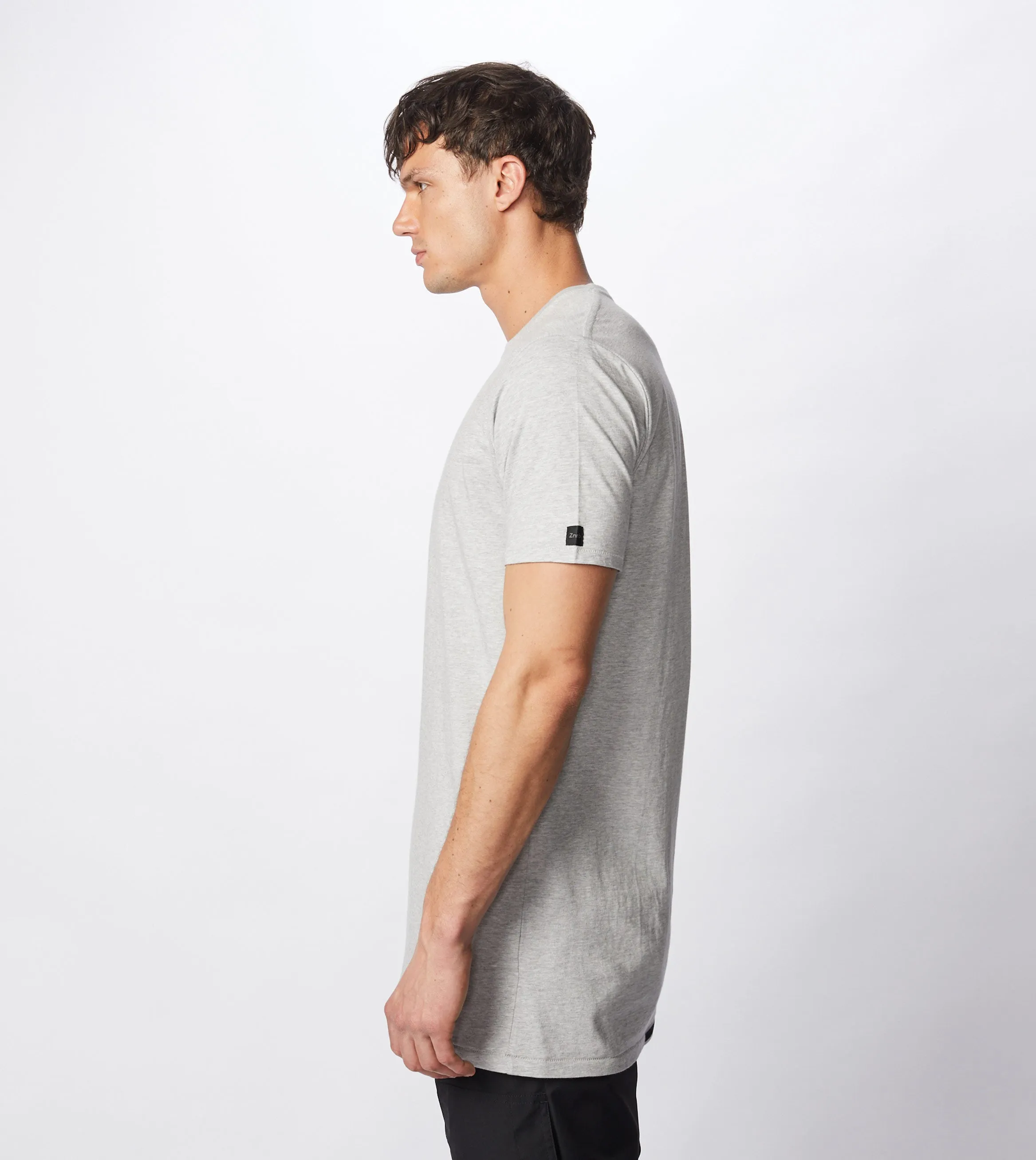 Tall Tee Silver Marle