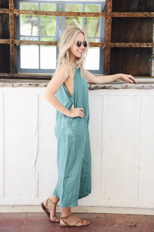 The Linen Overall // Lagoon