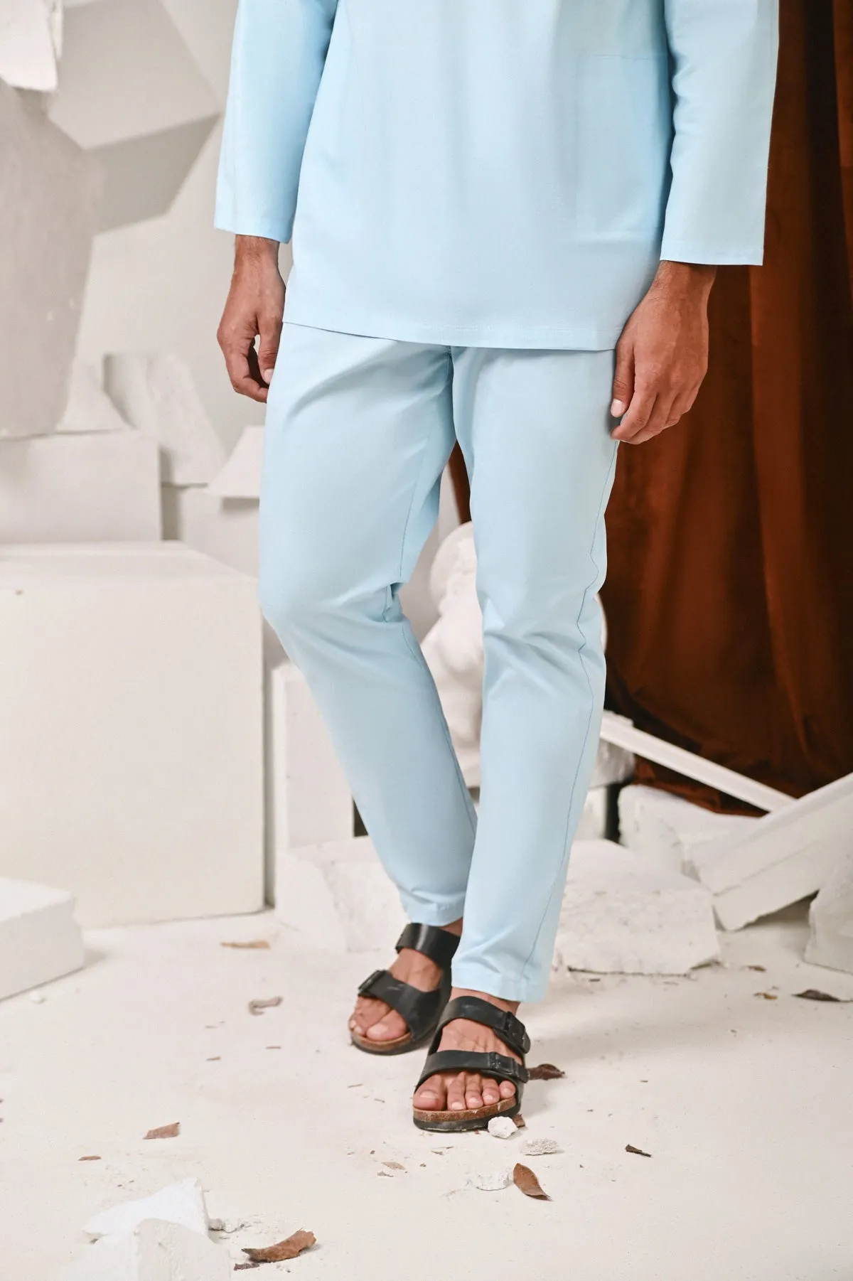 The Perfect Men Slim Fit Pants - Light Blue